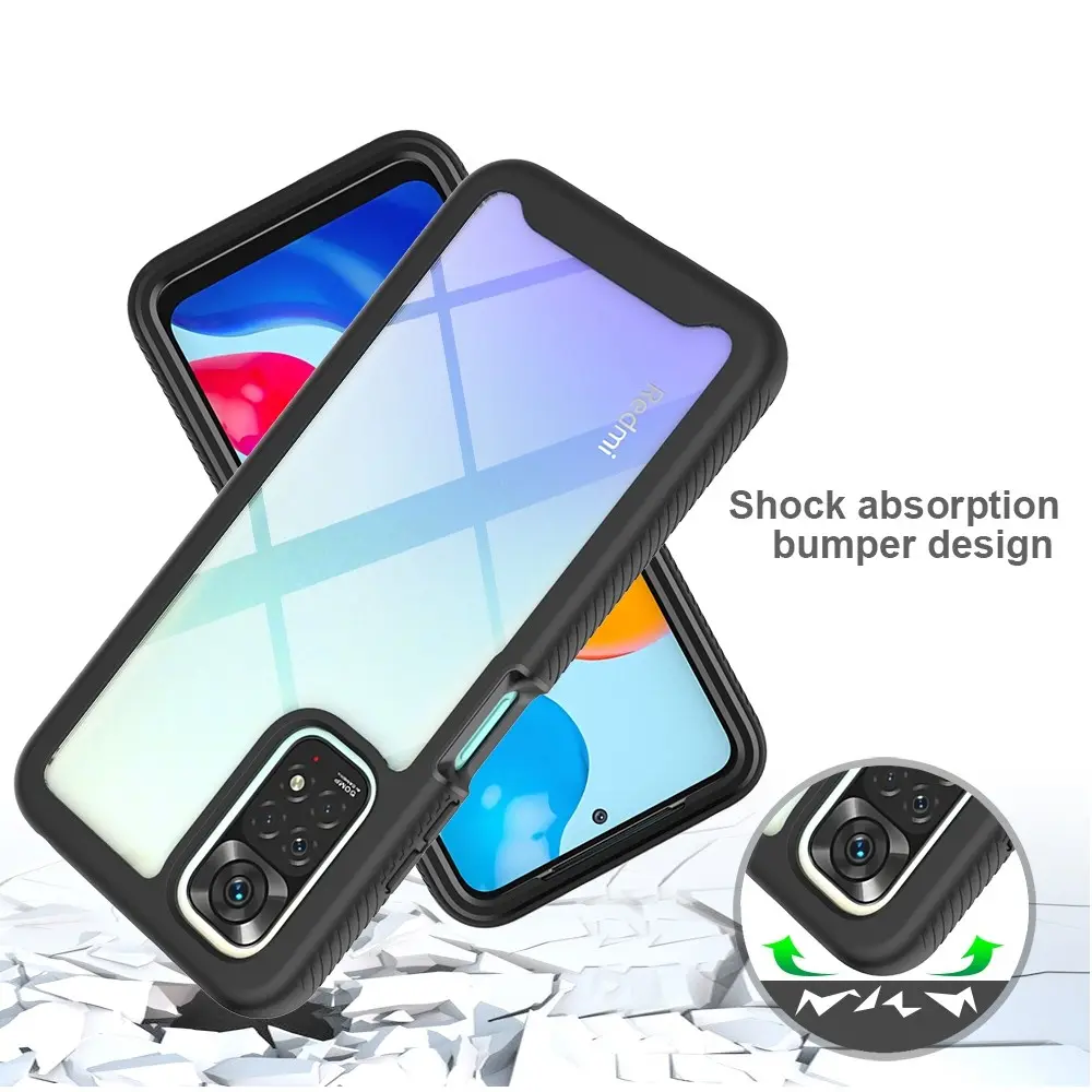 Full Protection Case Xiaomi Redmi Note 11 Svart