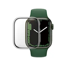 Apple Watch Series 7 41mm Heldekkende deksel med skjermbeskytter, Transparent