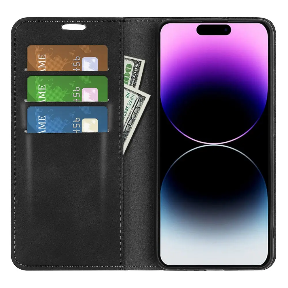 iPhone 15 Pro Slim Mobilfodral Svart