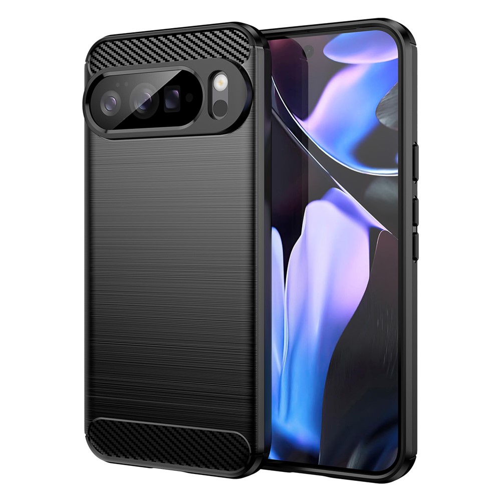 tectTech Google Pixel 10 Pro XL Deksel TPU Brushed Svart - Mobildeksel