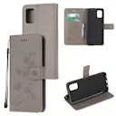 Læderetui Sommerfugle Samsung Galaxy A52 5G Grå