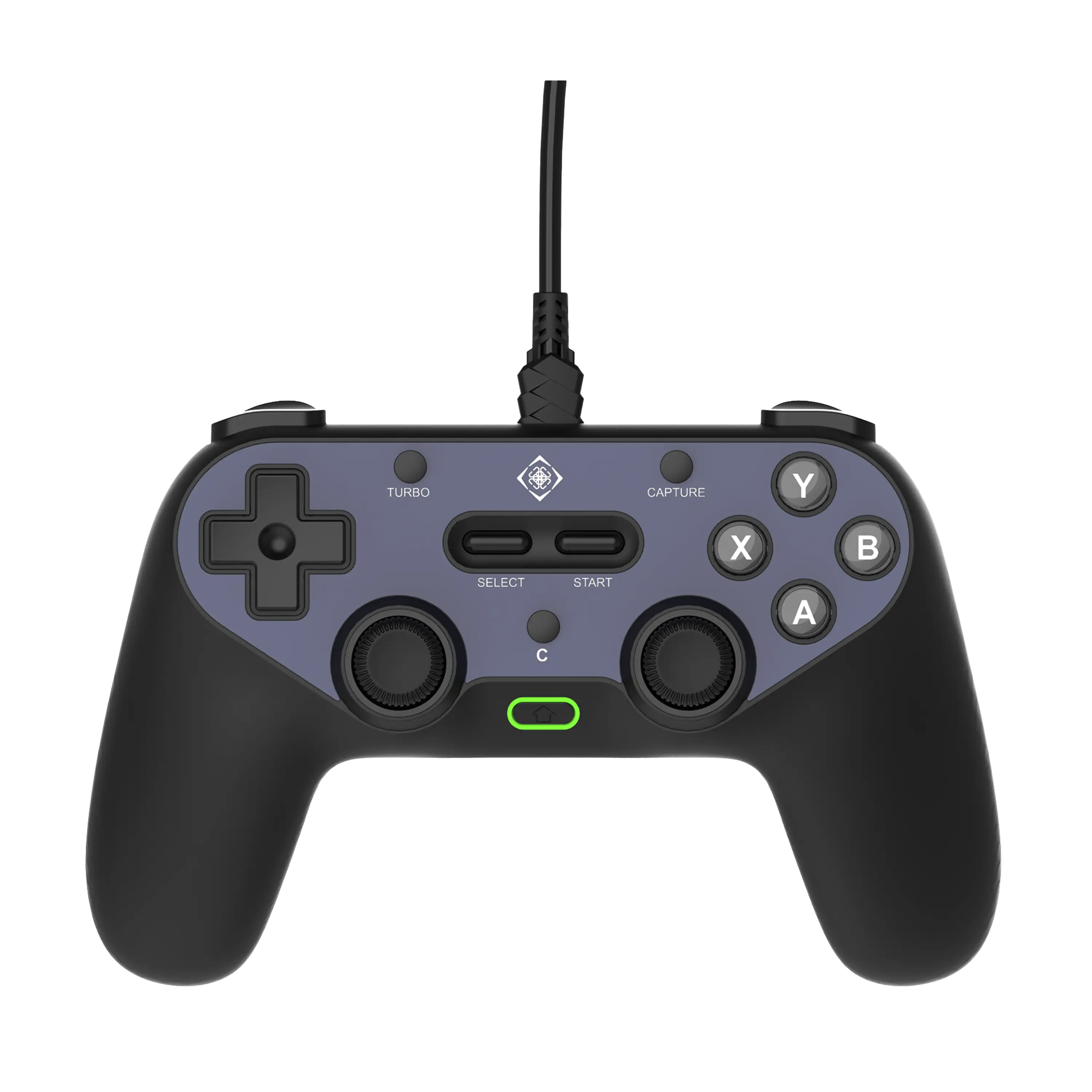USB-A handkontroll för PC & Switch, Svart