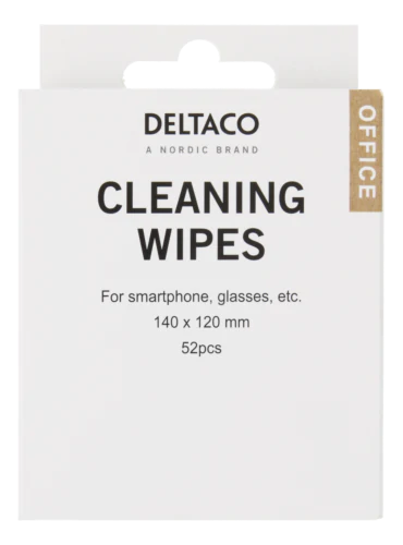 Cleaning Wipes för mobil & glasögon - 52-pack