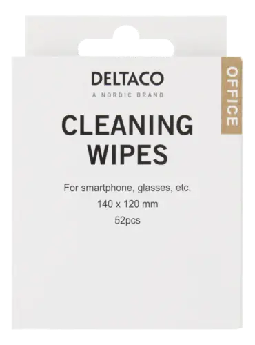 Cleaning Wipes för mobil & andra skärmar - 52-pack