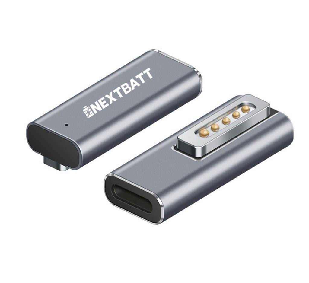 NEXTBATT USB-C PD 100W til MagSafe 2 adapter Grå