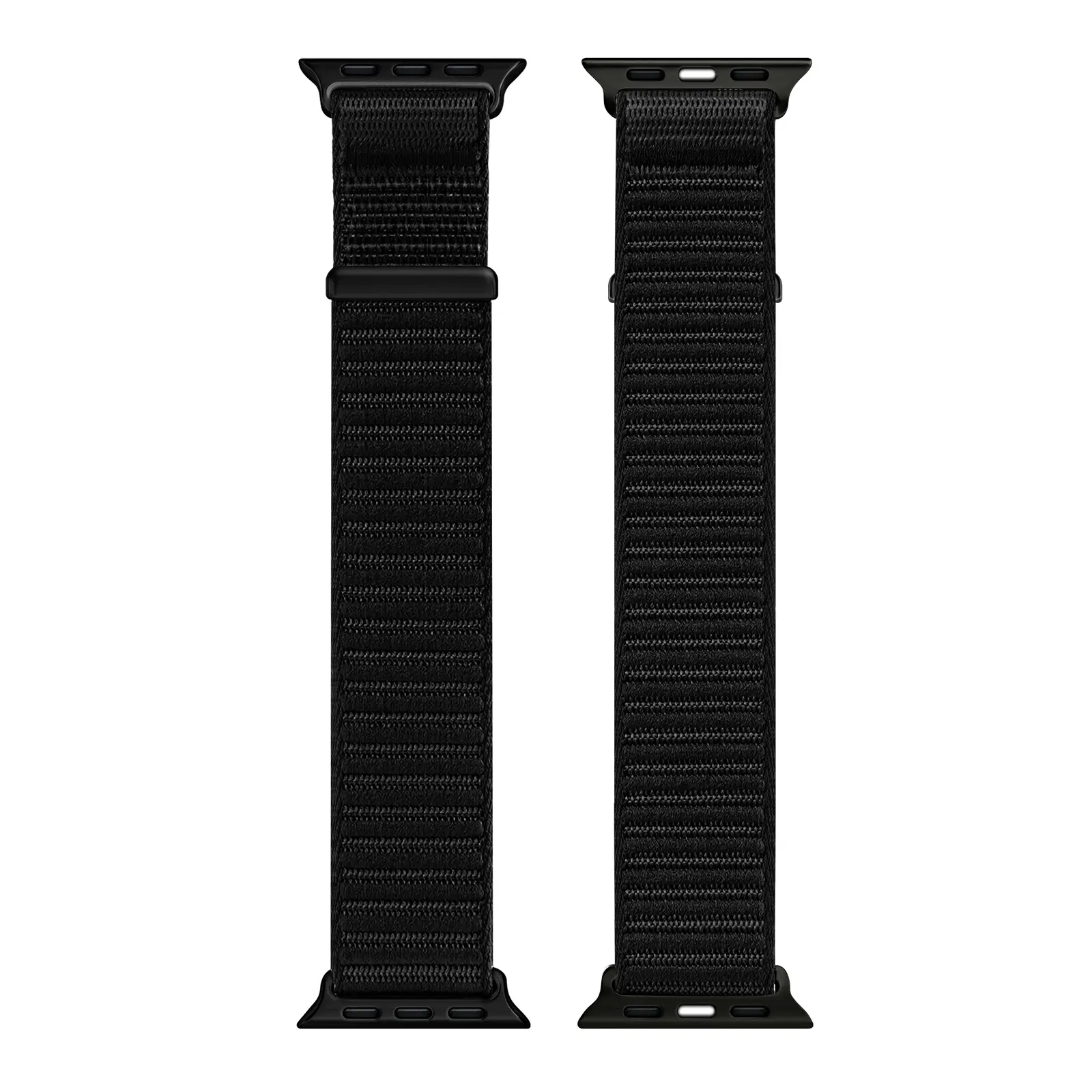 Nylon Armband Apple Watch Series 12 47mm Svart