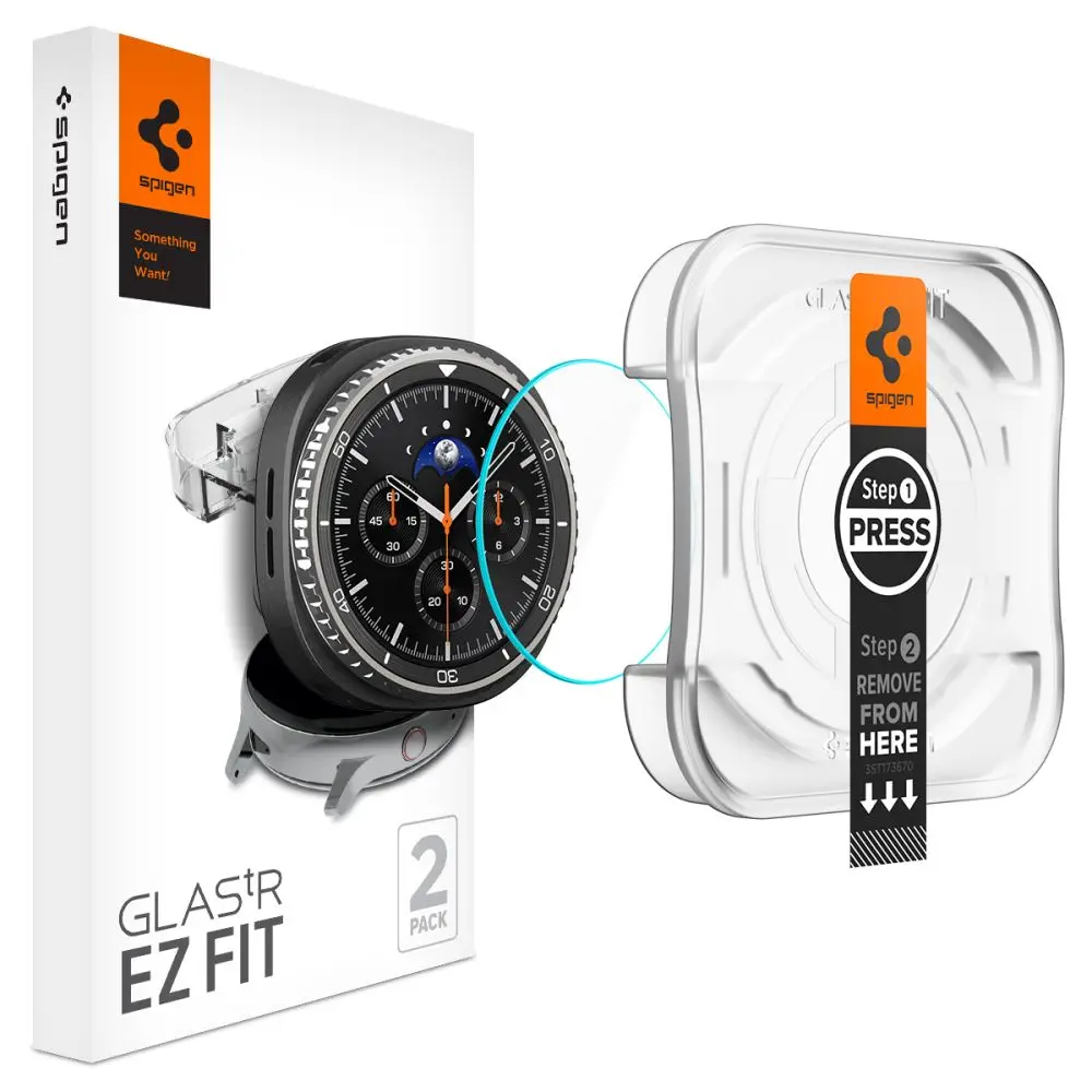 Samsung Galaxy Watch 8 Classic Screen Protector EZ Fit GLAS.tR (2-pack)