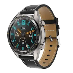Läderarmband Huawei Watch GT 2 46mm/Watch GT 2e/Watch GT Svart
