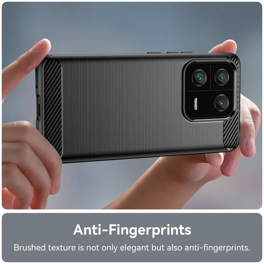 Xiaomi 13 Pro Skal TPU Brushed Svart