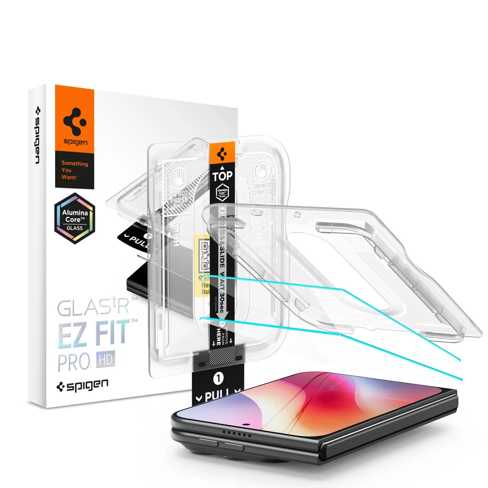 iPhone Duo Screen Protector GLAS.tR EZ Fit Pro HD (2-pack)