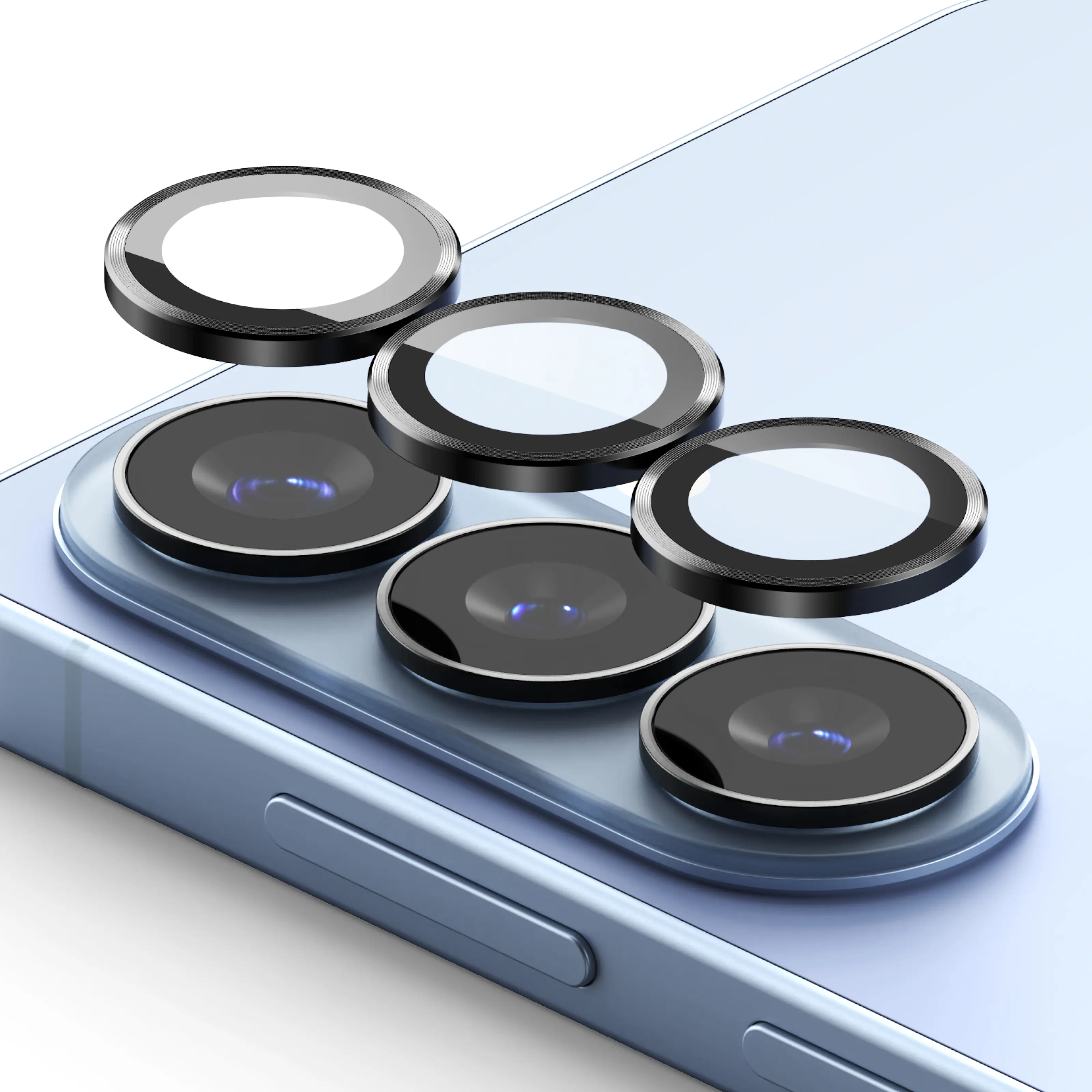 Camera Lens Frame Glass (2-pack) Samsung Galaxy S26 Black