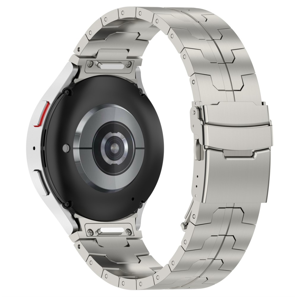 Race Stainless Steel Bracelet Samsung Galaxy Watch 6 44mm Titanium - Klokkereim