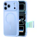 iPhone 17 Pro Classic Hybrid -suojakuori MagSafe-tuella, Frosted Light Blue