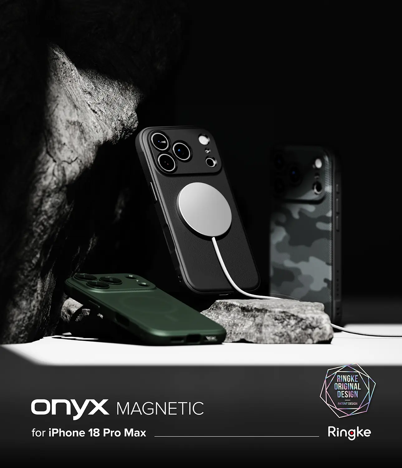 Onyx Magnetic Case iPhone 18 Pro Max Dark Green