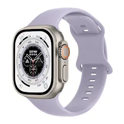 Rem af silikone til Apple Watch SE 3 44mm Lilla
