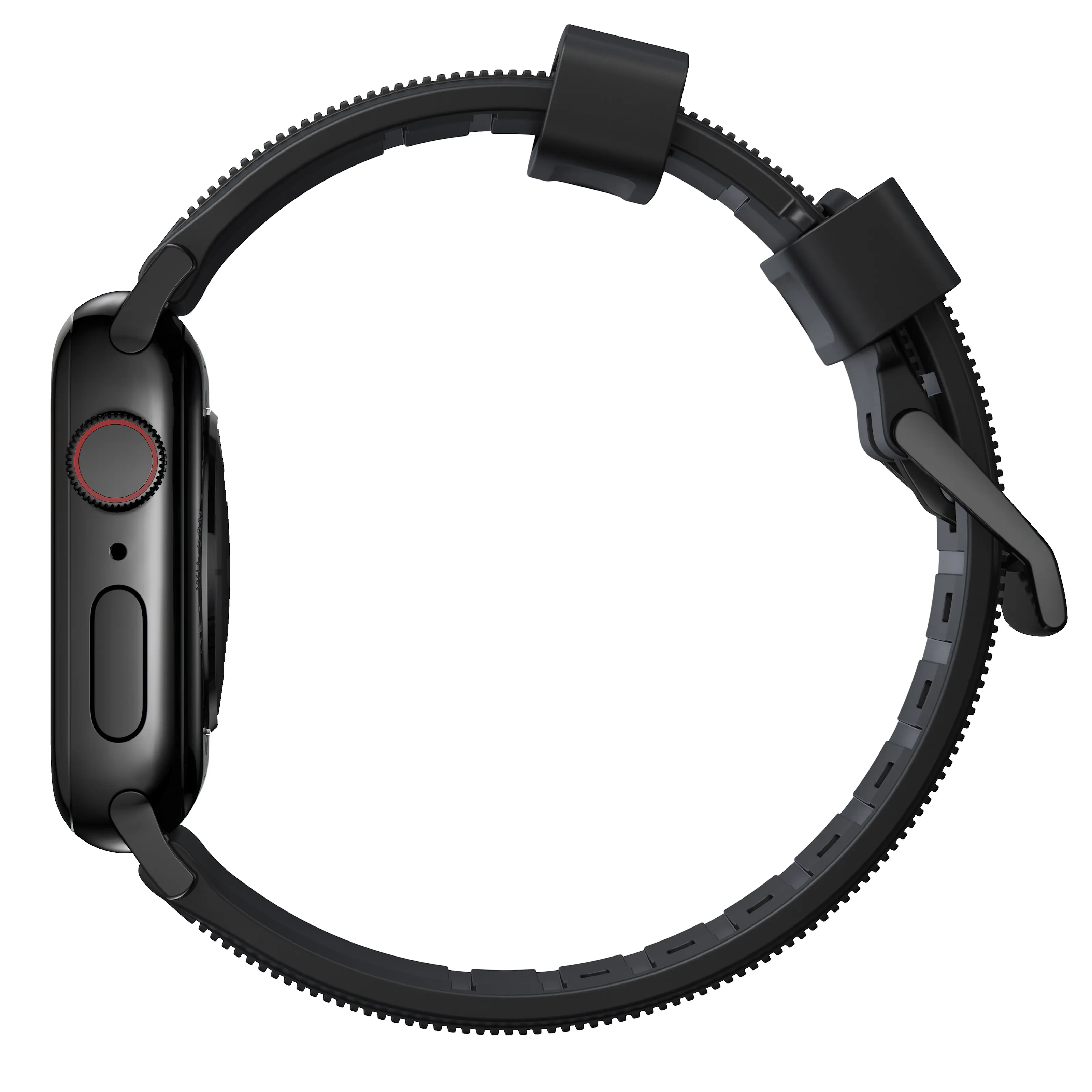 Apple Watch Ultra 49mm 3rd Gen Rugged Band Black (Black Hardware)