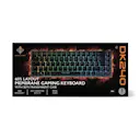 DK470 60 % mekanisk tastatur med RGB Hot-Swap KTT-switches, Sort