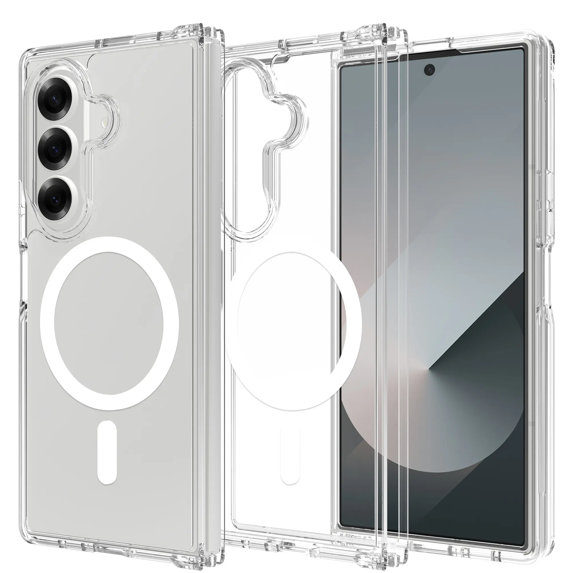 Hybridcover MagSafe Samsung Galaxy Z Fold 7 Gennemsigtig