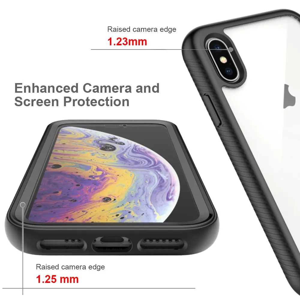 Full Protection Case iPhone X/XS Svart