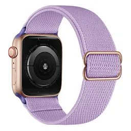 Apple Watch Ultra 49mm 1st Gen Elastisk Nylonreim Lilla