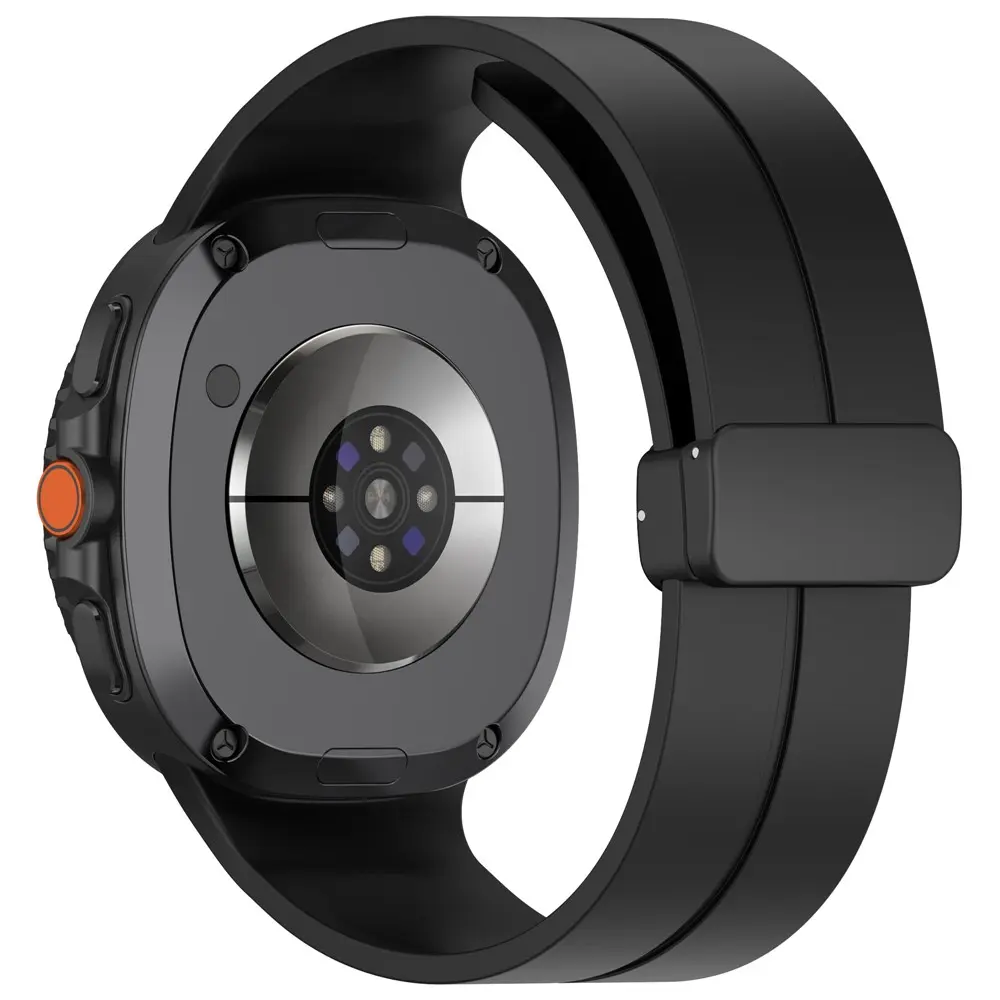 Rem af silikone til Samsung Galaxy Watch 8 40mm Sort