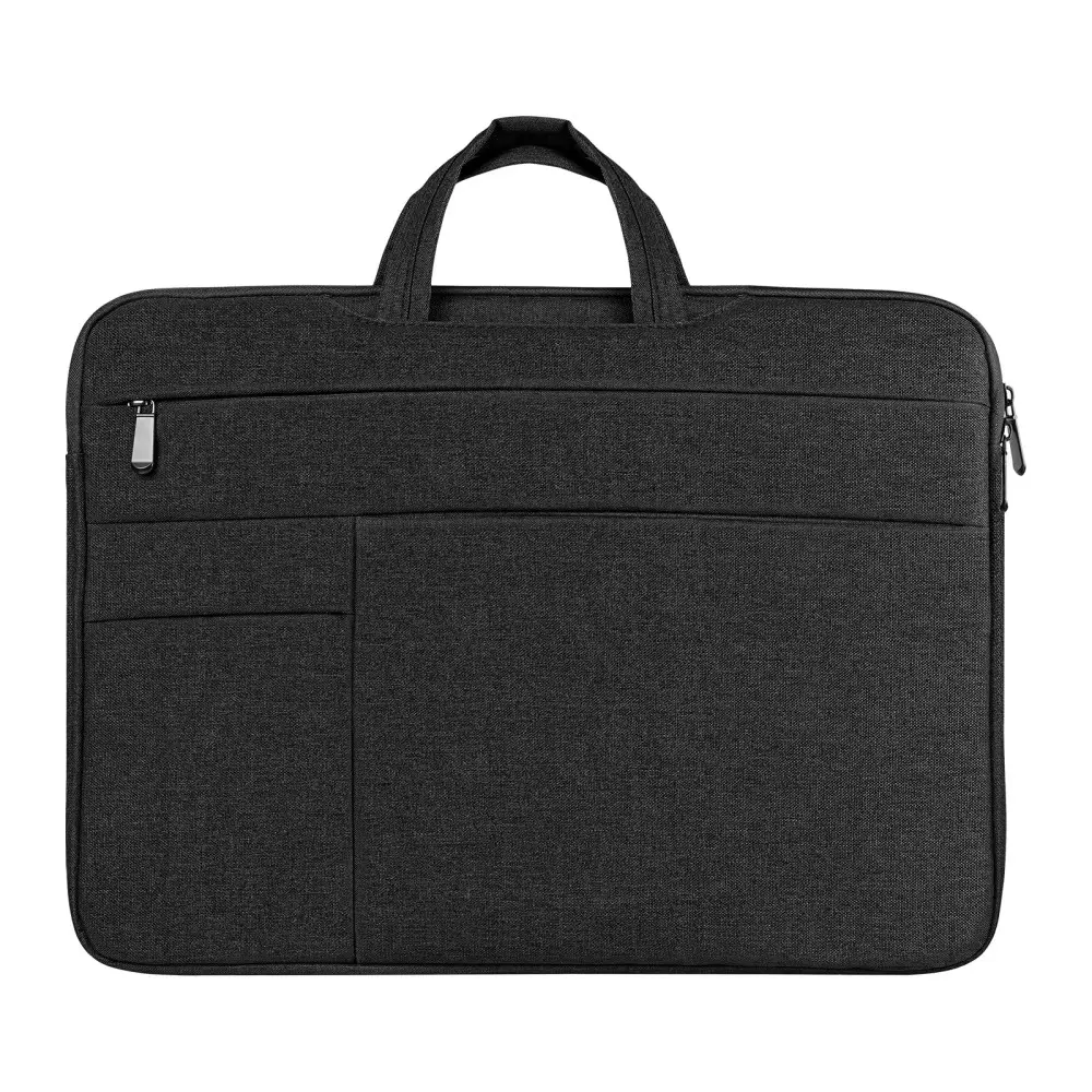 Laptop taske med lommer  13.9" sort