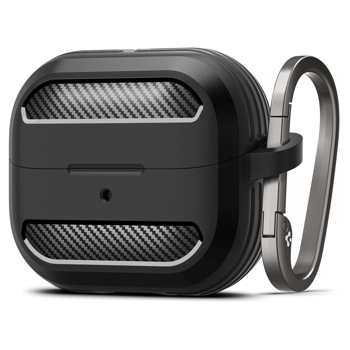 Spigen Samsung Galaxy Buds 3 Case Rugged Armor Black - Beskytt dine ørepropper - Praktisk etui for oppbevaring