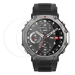 2-Pak hærdet Glas 0.3mm Skærmbeskytter Amazfit T-Rex 3
