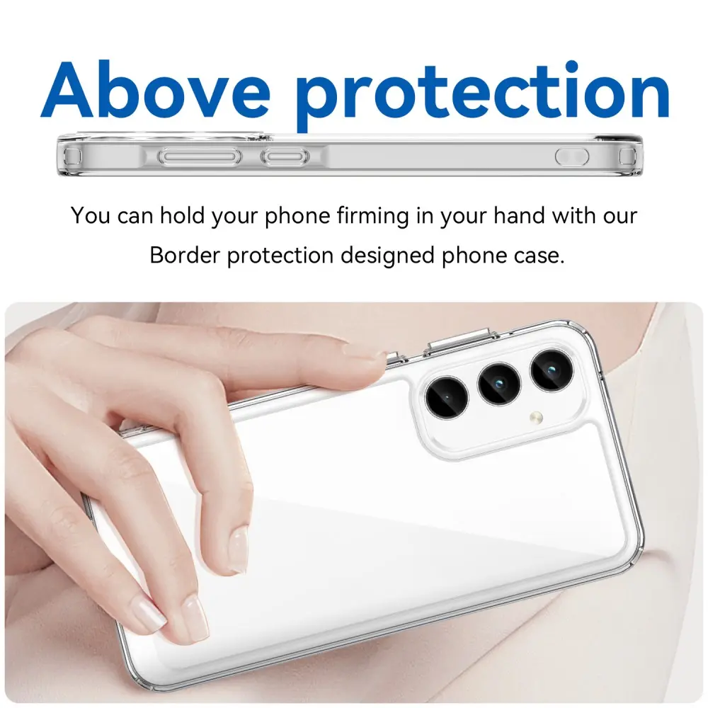 Hybridskal Samsung Galaxy A35 Genomskinlig