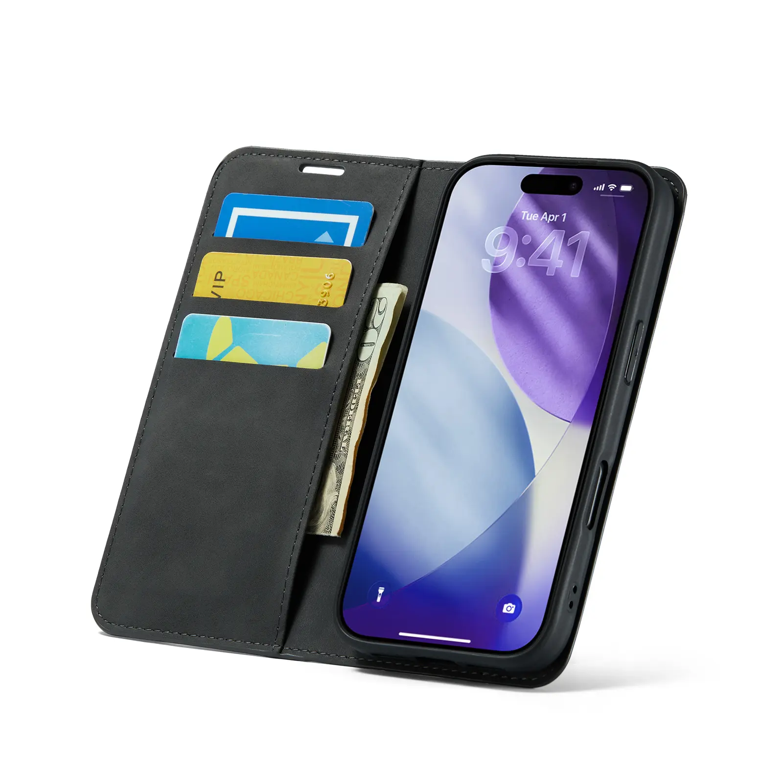 iPhone 18 Pro Slim Mobilfodral Svart