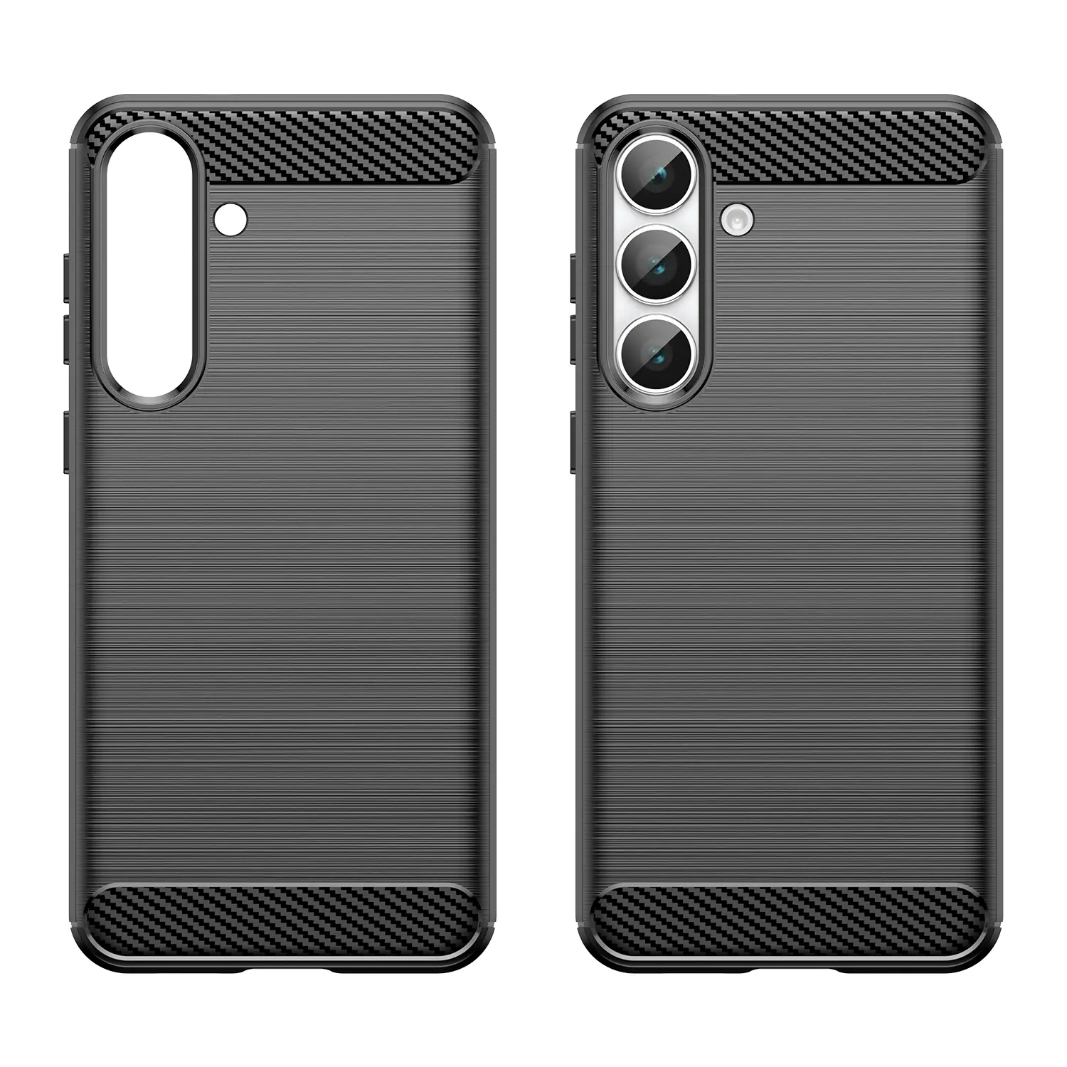 Samsung Galaxy S26 FE Skal TPU Brushed Svart