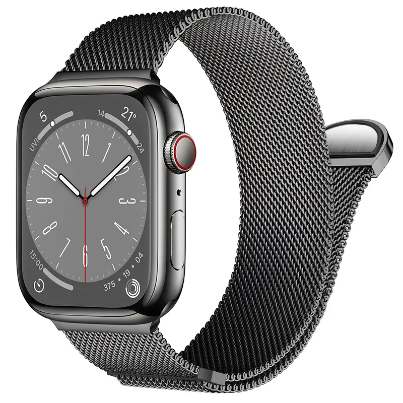 Armband Milanese Apple Watch Ultra 49mm 4th Gen Graphite