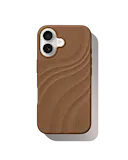 iPhone 17Soft Swirl  MagSafe silikonecover, Salted Caramel