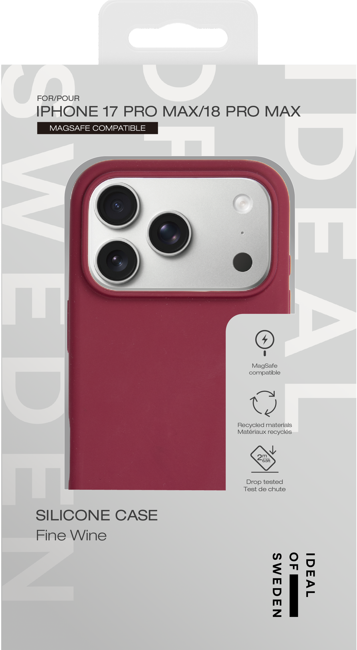 MagSafe Silicone Case iPhone 17 Pro Max Fine Wine