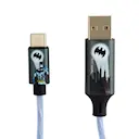 Light Up Kabel USB-A till USB-C 1.2m, Batman