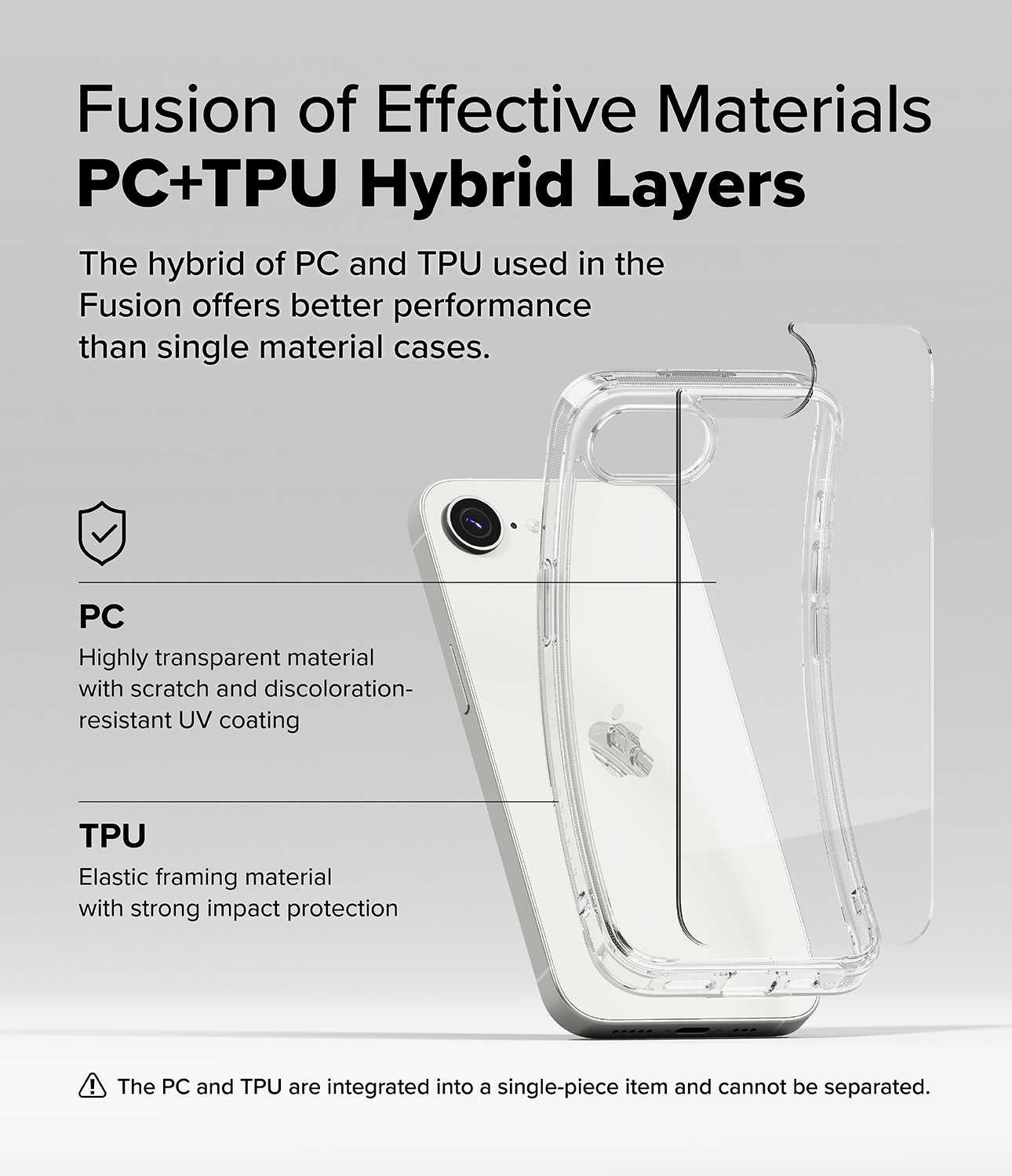 Fusion Case iPhone 17e Clear