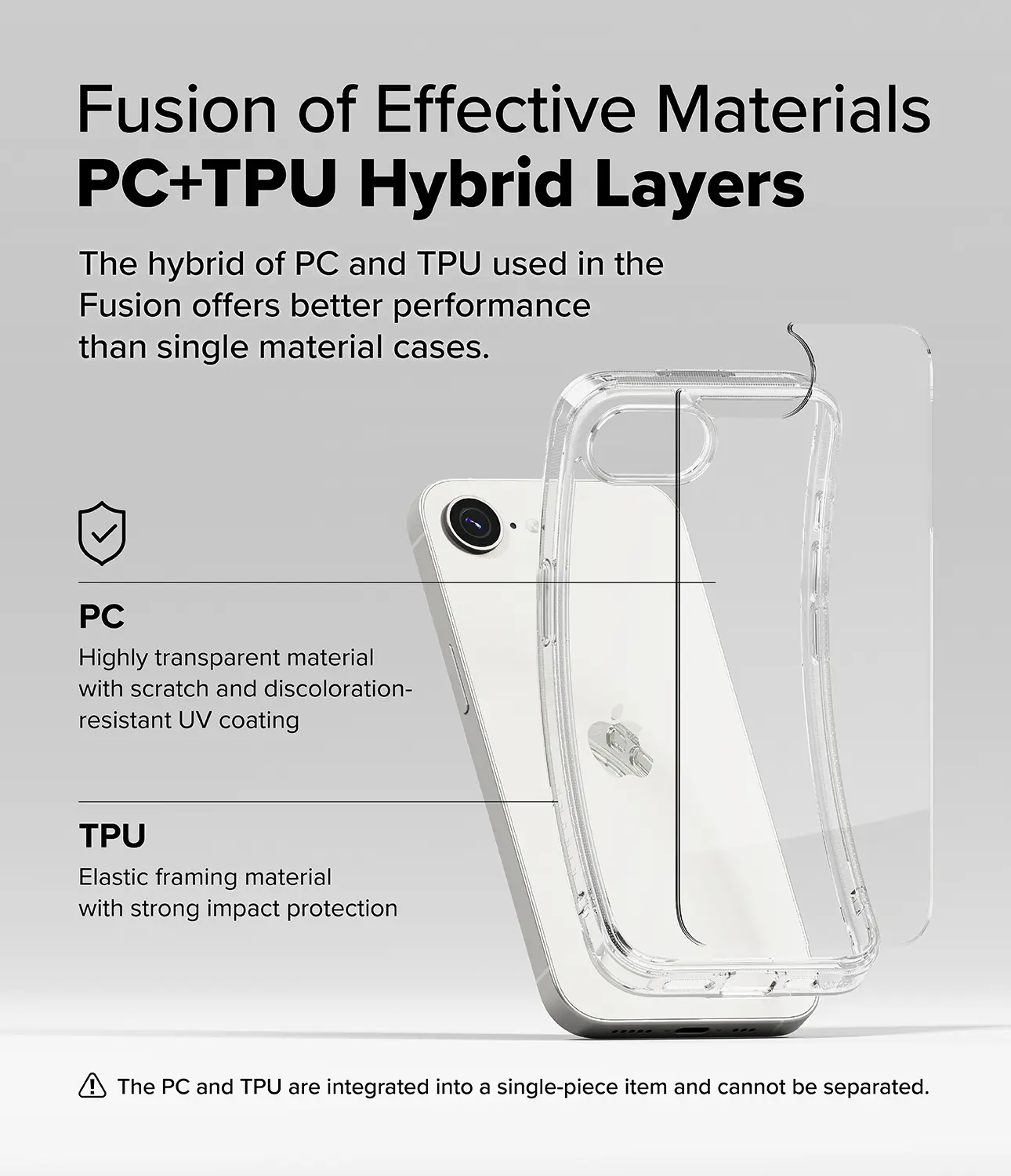 Fusion Case iPhone 17e Clear