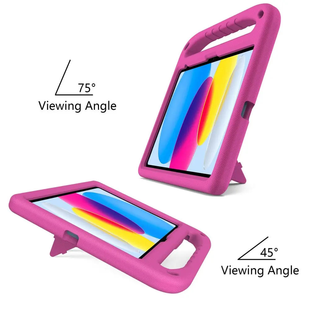 Skal EVA med Handtag Apple iPad 10.9 10th Gen (2022) Rosa