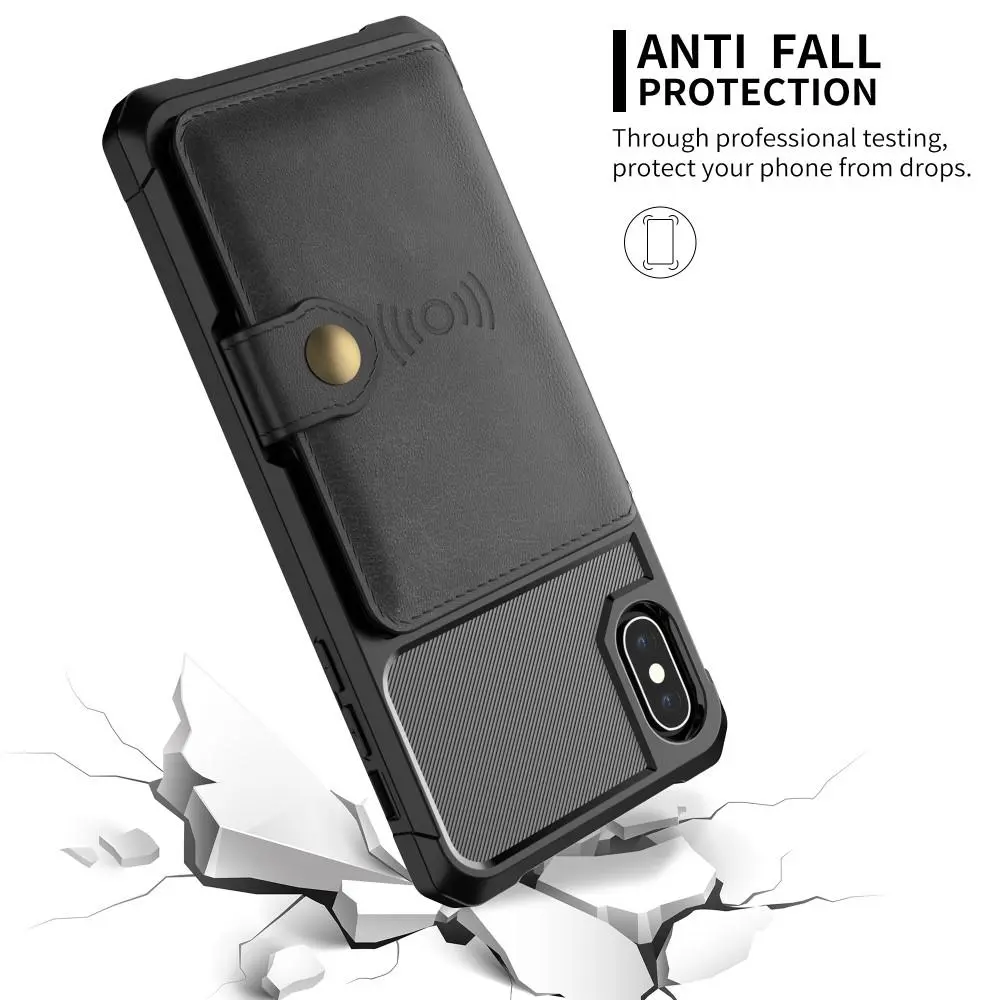 Tough Multi-slot Case iPhone X/XS Svart