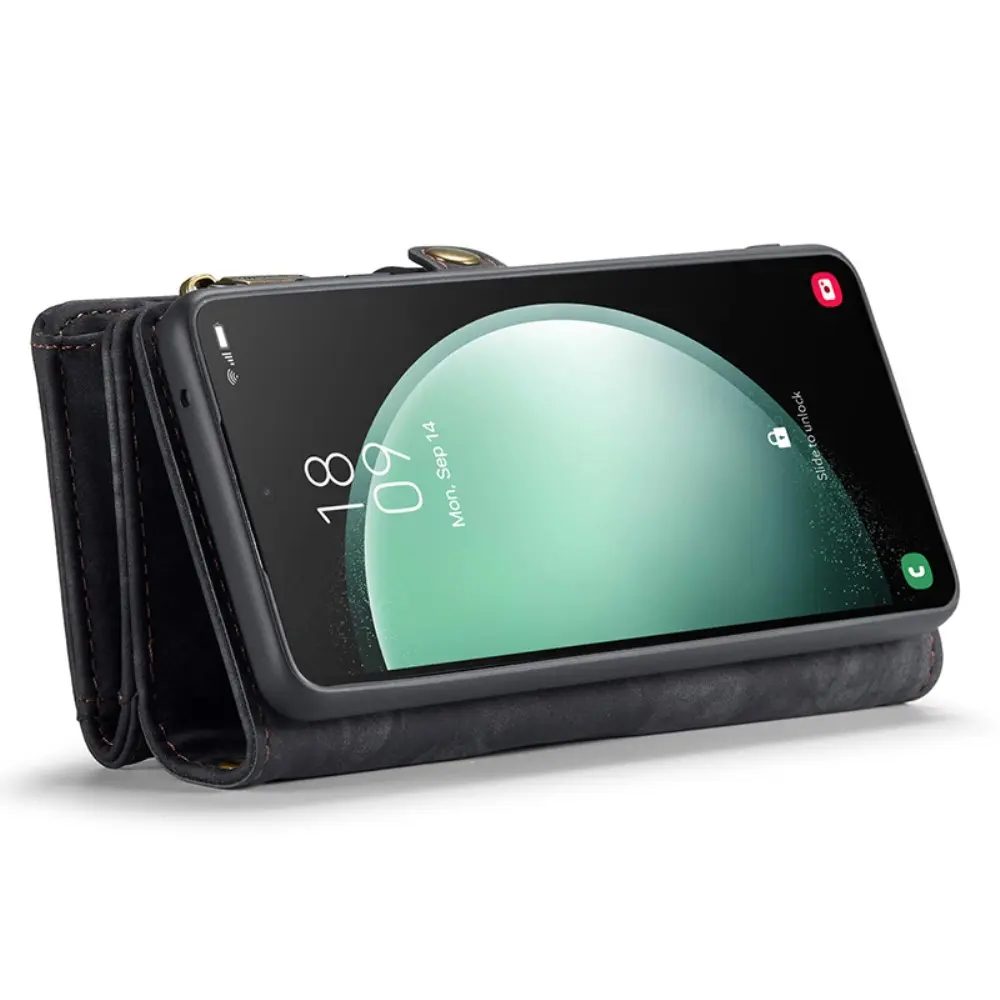 Multi-slot Plånboksfodral Samsung Galaxy S23 FE Grå