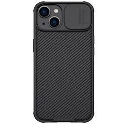 iPhone 14 Cover med kamerabeskyttelse - CamShield, Sort