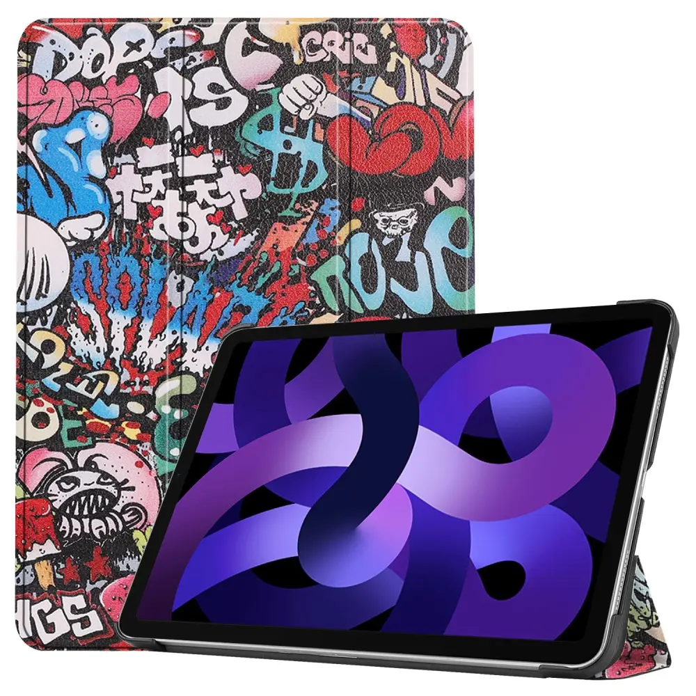 Apple iPad Air 11 6th Gen (2024) Tri-Fold etui, Graffiti