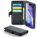 Ægte Læderetui iPhone 17 Pro Sort