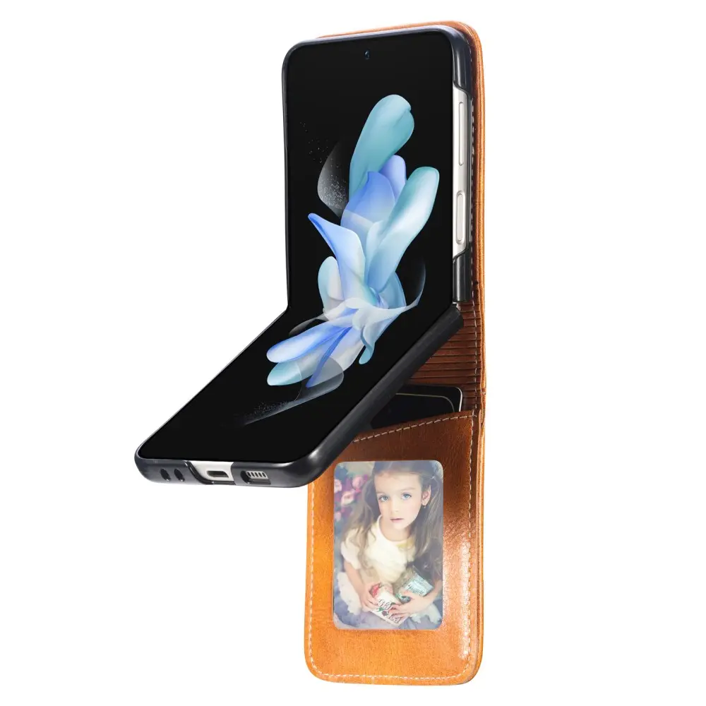Mobilfodral Samsung Galaxy Z Flip 5 Brun