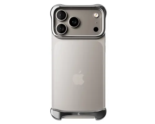 Case Aluminum iPhone 17 Pro Max Polished Silver