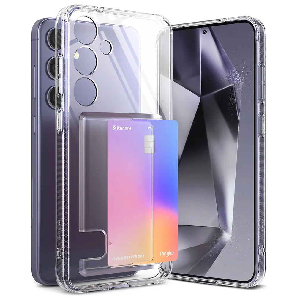 Fusion Card Case Samsung Galaxy S24 Genomskinlig