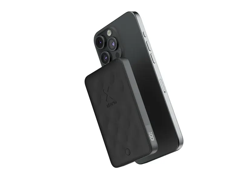 Magnetisk Trådlös Powerbank 5000mAh Svart