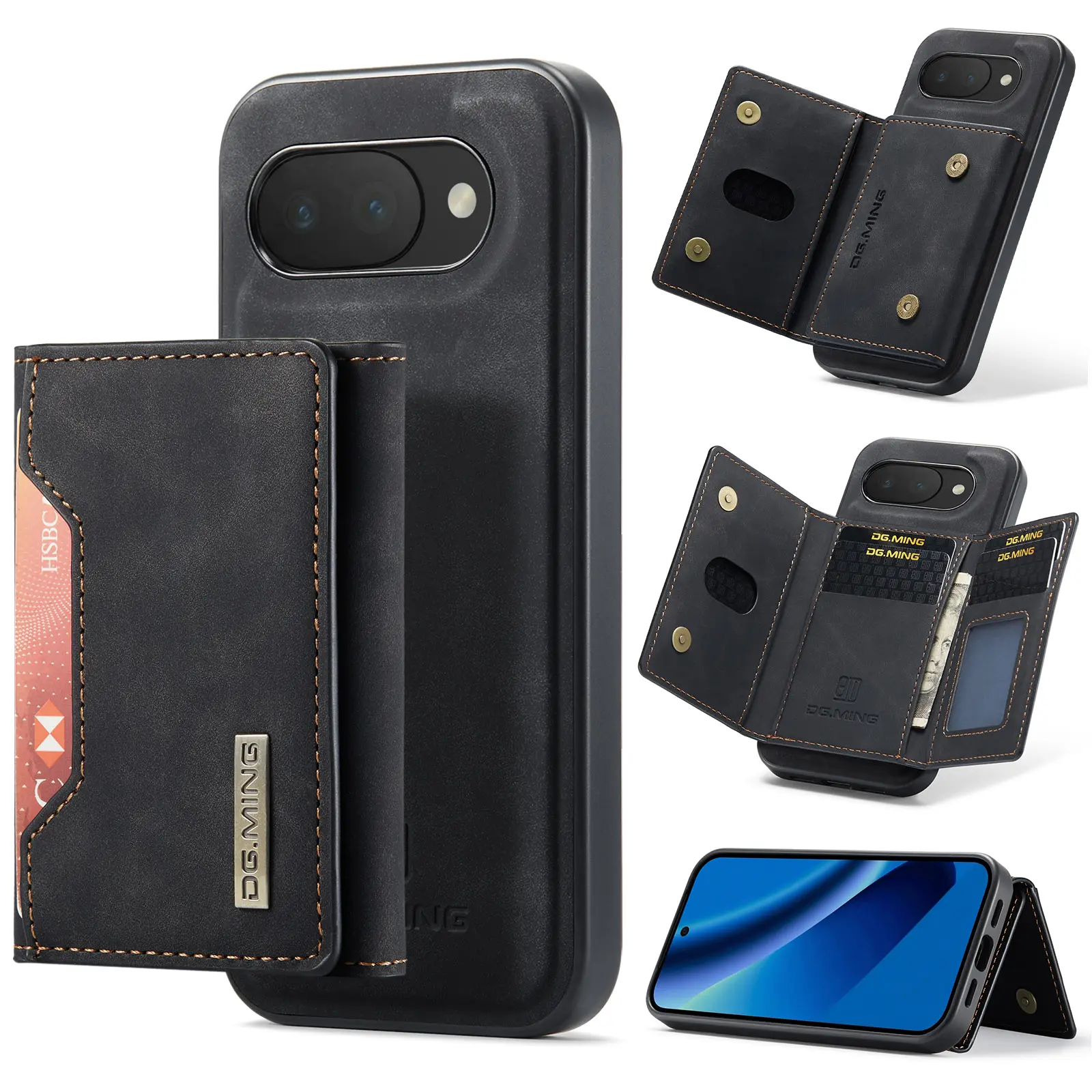 Magnetic Card Slot Case Google Pixel 10a Sort