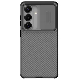 Samsung Galaxy S26 Deksel med kameralinsebeskyttelse - CamShield, Svart/gjennomsiktig