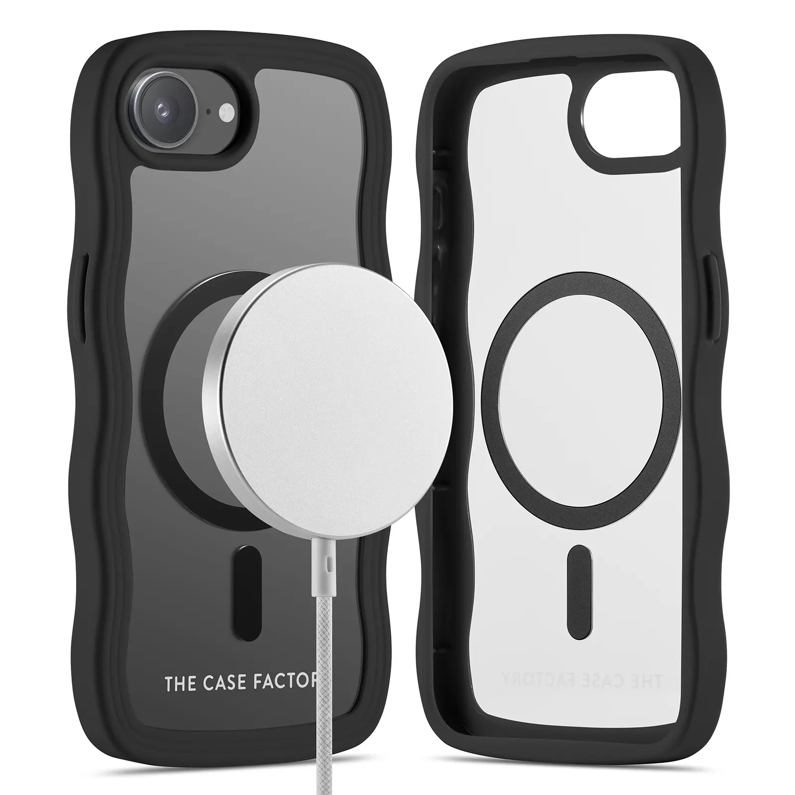 The Wave Mag Case iPhone 16e Svart